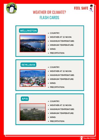 Weather or Climate? - Flashcards