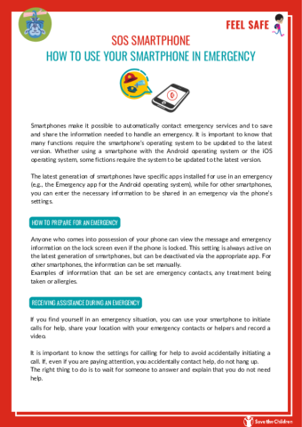 SOS Smartphone - How to use your smartphone in emergency