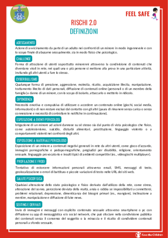 Rischi 2.0 - Definizioni