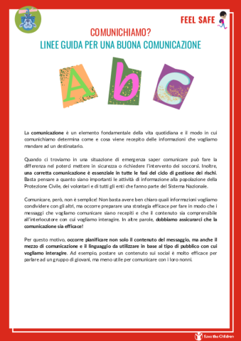 Comunichiamo? - Linee guida per una buona comunicazione
