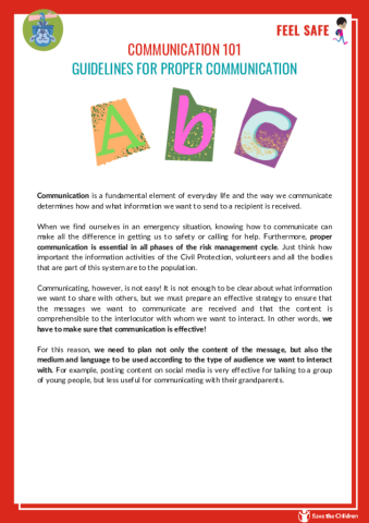 Communication 101 - Guidelines for proper communication