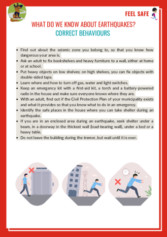 What do we know about earthquakes? - Correct Behaviours