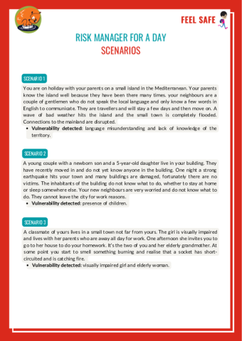 Risk manager for a day - Scenarios