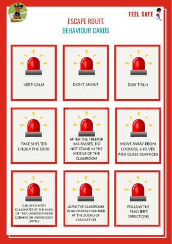 Escape route - Behaviour Cards