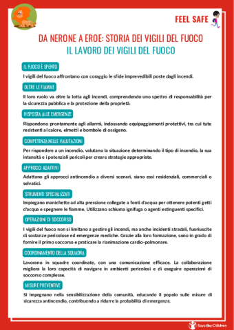 Da Nerone a Eroe - Il lavoro dei vigili del fuoco